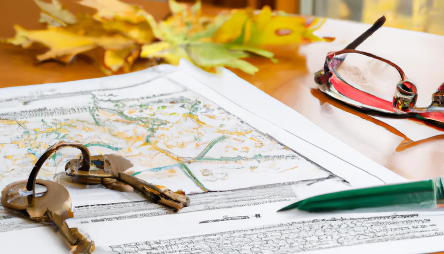 Property deed and land survey documents for inherited Minnesota land