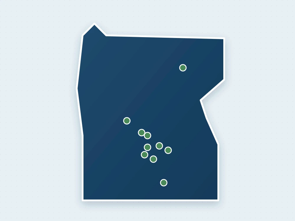 Map of Minnesota showing major cities
